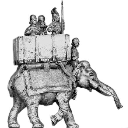 (AB-SAS13) Elephant and crew