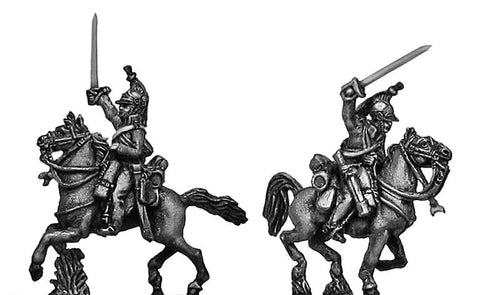 (AB-WBC06) Brit. Heavy Dragoons charging, 1812 uniform/helmet
