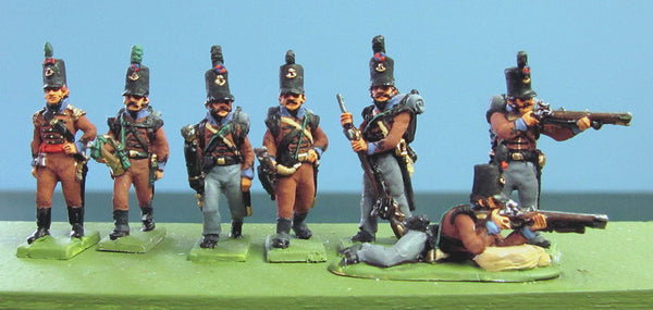 (AB-PG14) Cacadores skirmishing with rifles