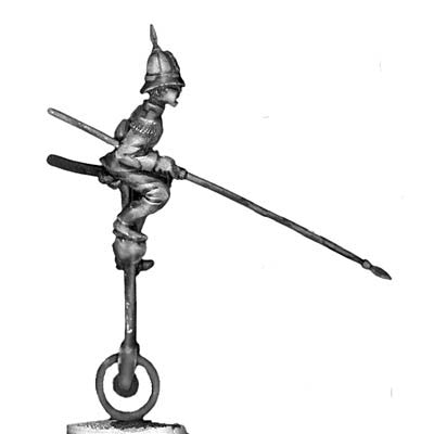 (PAXR01) Lancer on unicycle in helmet
