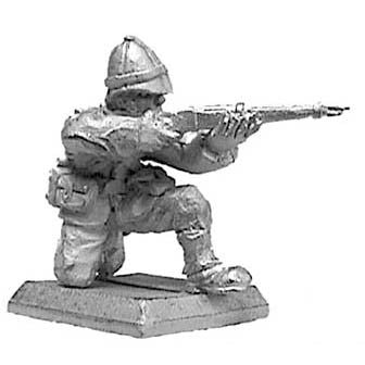 (PAXR21) British infantryman kneeling firing