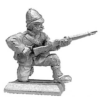 (PAXR28) British infantryman, kneeling/reloading