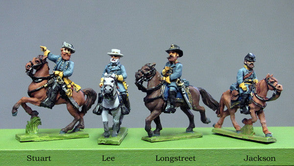 (AB-ACW102) Confederate Generals, (Lee, Longstreet, Jackson, Stuart) NEW!