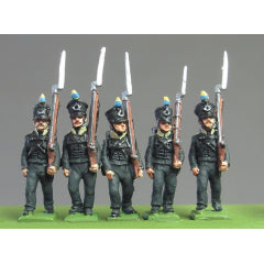 (BWK07) NEW Light Infantry, marching, Waterloo