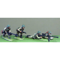 (INS18) Soviet, Helmet, PTRD A/T rifle set-4 figures set