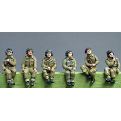 (TCB18)  RAC Crew set 2 (seated figures)